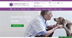 Desktop Screenshot of dierenapotheek.nl